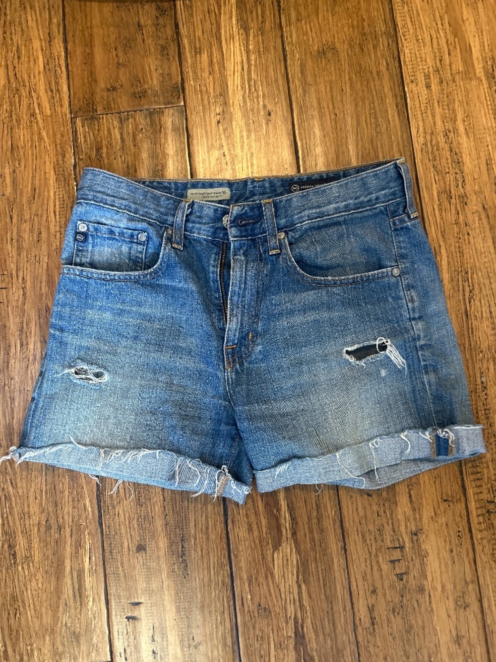 AG ex boyfriend roll up shorts size 26 small Bundle with Joes and Hudson short